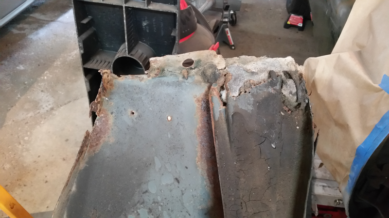 At least they used fiberglass on this side instead of regular filler